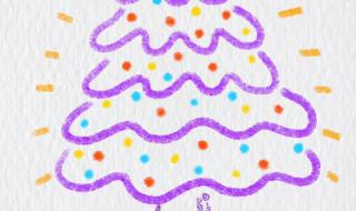 圣诞树手机怎么画